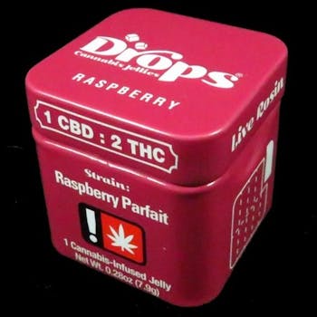 Drops CBD: 100mg Raspberry 1:2